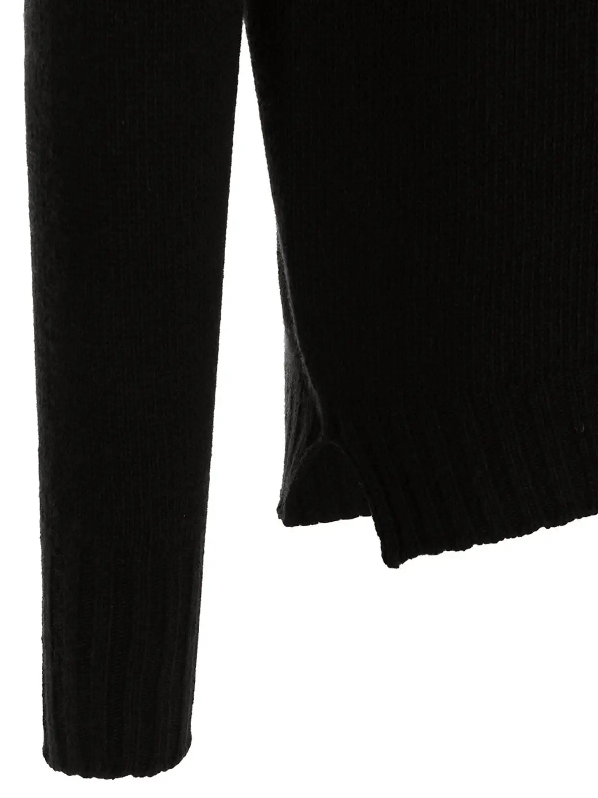 Светр Ma'rY'yA з капюшоном Чорний 4 Hooded sweater 90% virgin wool 10% cachemire MA'RY'YA Black