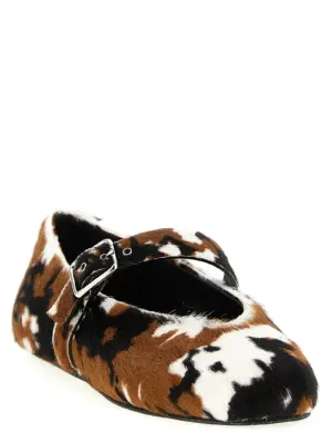 'Danielle' ballet flats 0184E020MTPP015 LE SILLA Brown