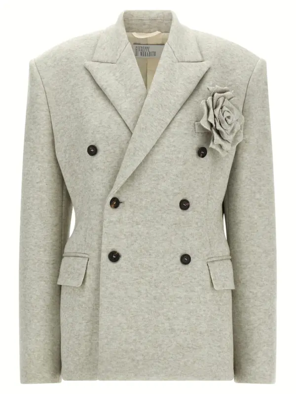 Pink blazer GIUSEPPE DI MORABITO Beige