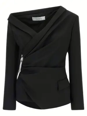 Asymmetrical blazer GIUSEPPE DI MORABITO Black