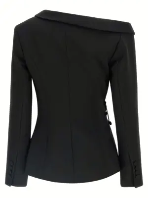 Asymmetrical blazer 05FWJA124X05327A99 GIUSEPPE DI MORABITO Black