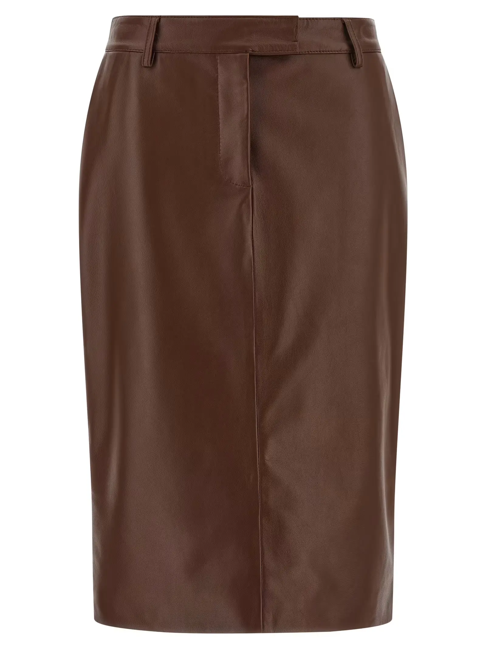 Спідниця Giuseppe Di Morabito Leather Коричнева 1 Leather skirt GIUSEPPE DI MORABITO Brown