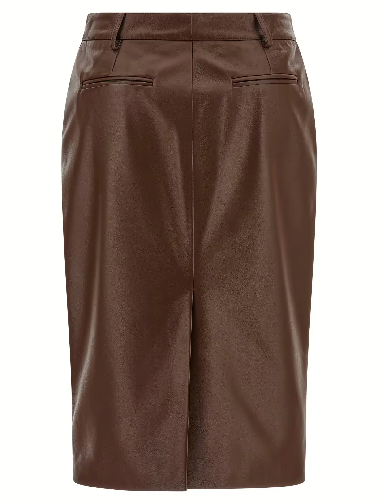 Спідниця Giuseppe Di Morabito Leather Коричнева 2 Leather skirt 05FWSK145P0535130 GIUSEPPE DI MORABITO Brown