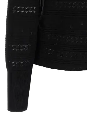 'Trio' cardigan 85% wool 15% cashmere ERES Black