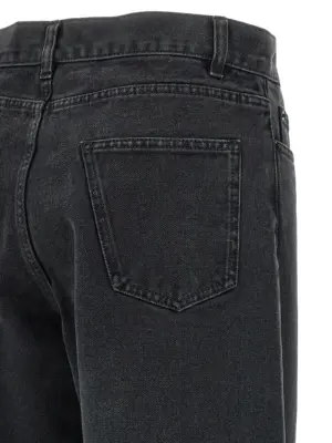 'Clair' jeans 100% cotton THE ROW Black