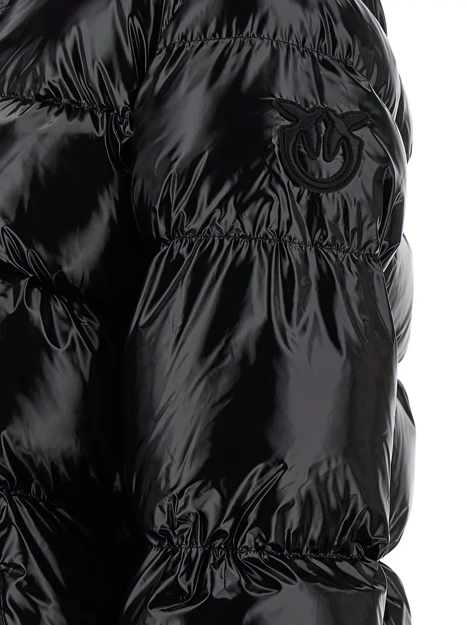 Пуховик Eleodoro Pinko Чорний 4 'Eleodoro' down jacket 100% polyamide PINKO Black