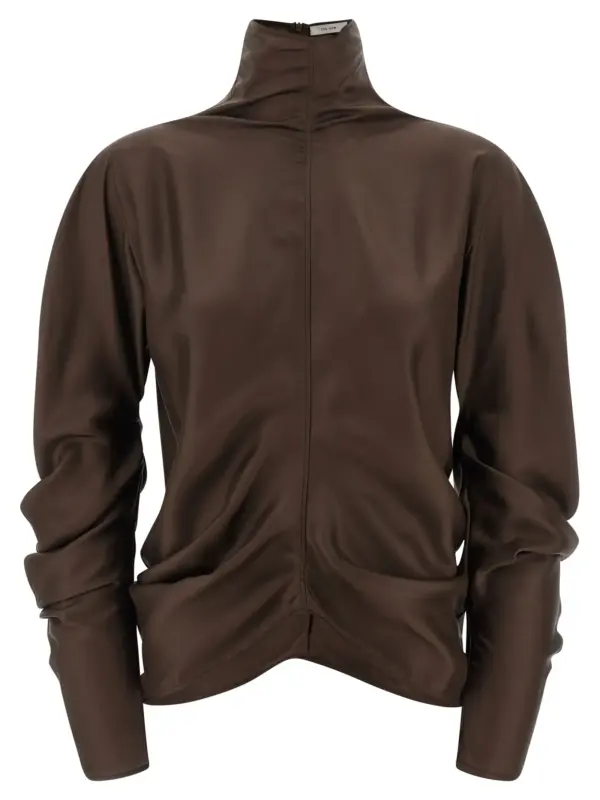 'Miles' blouse THE ROW Brown