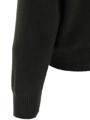 'Mats' cardigan 100% goat cashmere (Capra Hircus Hircus) THE ROW Brown