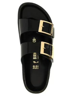 'Arizona Droplet Buckle' sandals 100% calfskin leather (Bos Taurus) BIRKENSTOCK Black