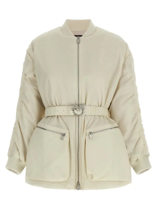 'Bacon' bomber jacket PINKO Beige