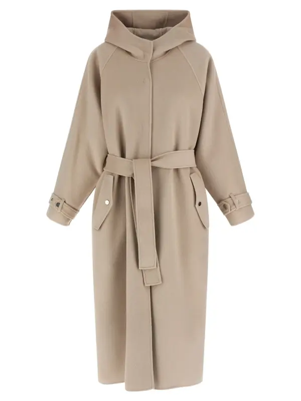 'Cartoccio' coat PINKO Beige