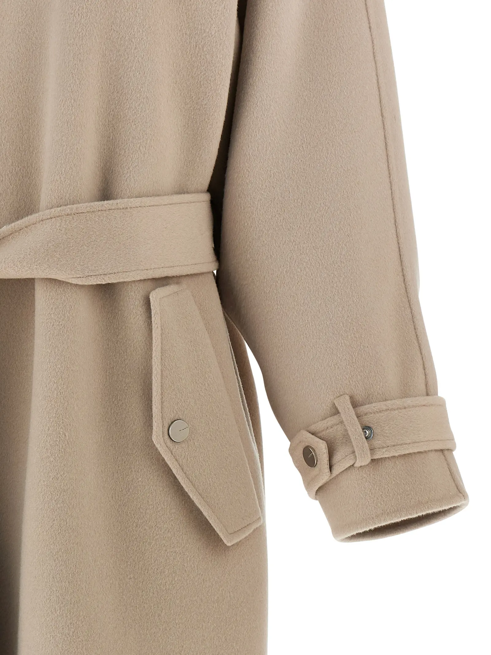 Пальто Pinko Cartoccio Бежеве 4 'Cartoccio' coat 82% wool