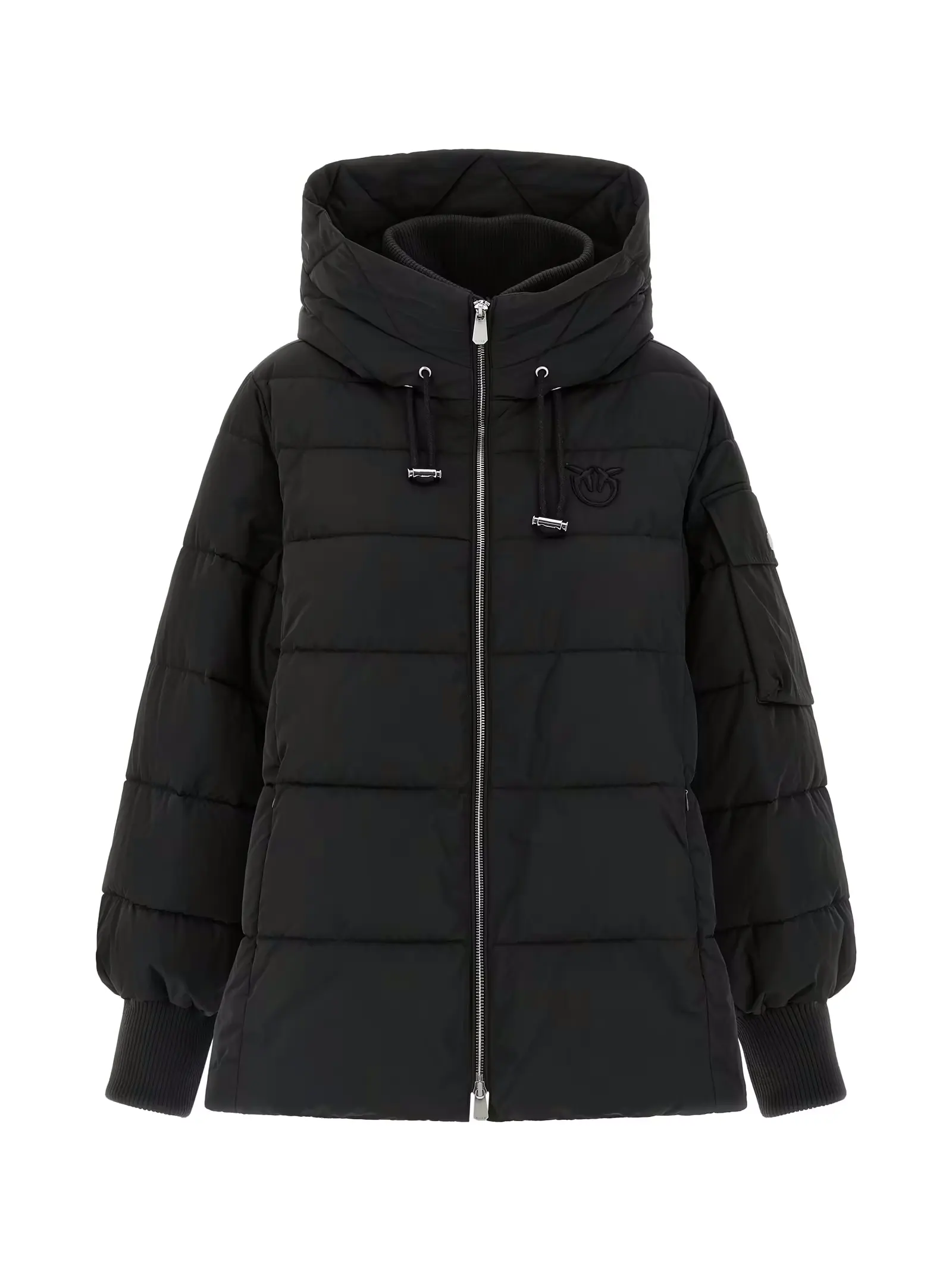 Пуховик Pinko Crusca Чорний 3 'Crusca' down jacket Woman PINKO Black
