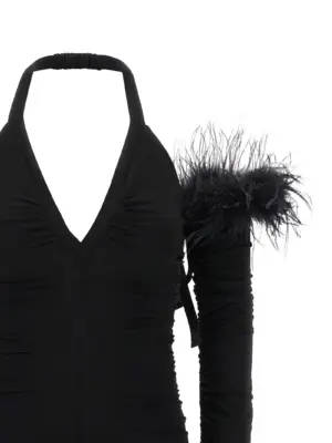 'Ottovolante' bodysuit 94% viscose 6% elastane PINKO Black