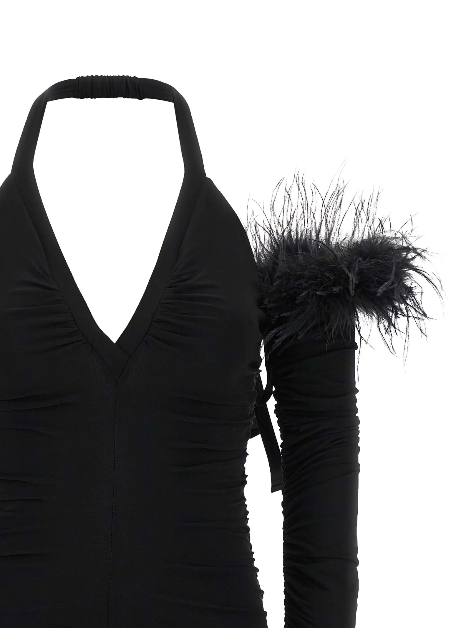 Боді Pinko Ottovolante Чорне 4 'Ottovolante' bodysuit 94% viscose 6% elastane PINKO Black