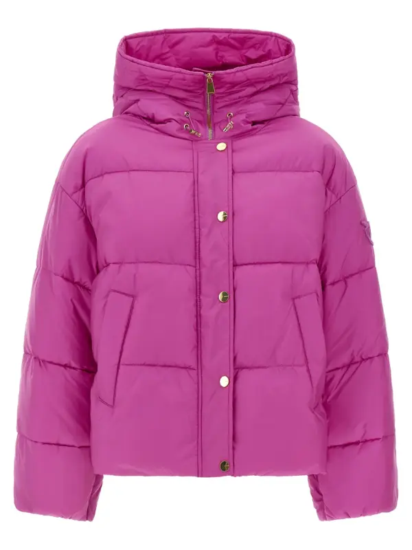 'Impasto' down jacket PINKO Purple
