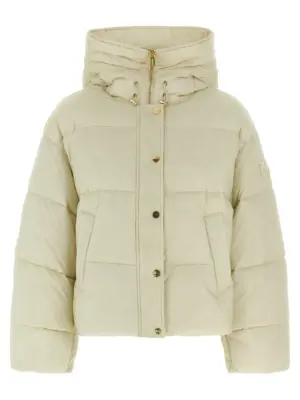 'Impasto' down jacket PINKO White