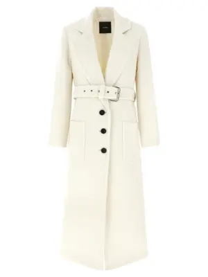 'Cerfoglio' coat PINKO White