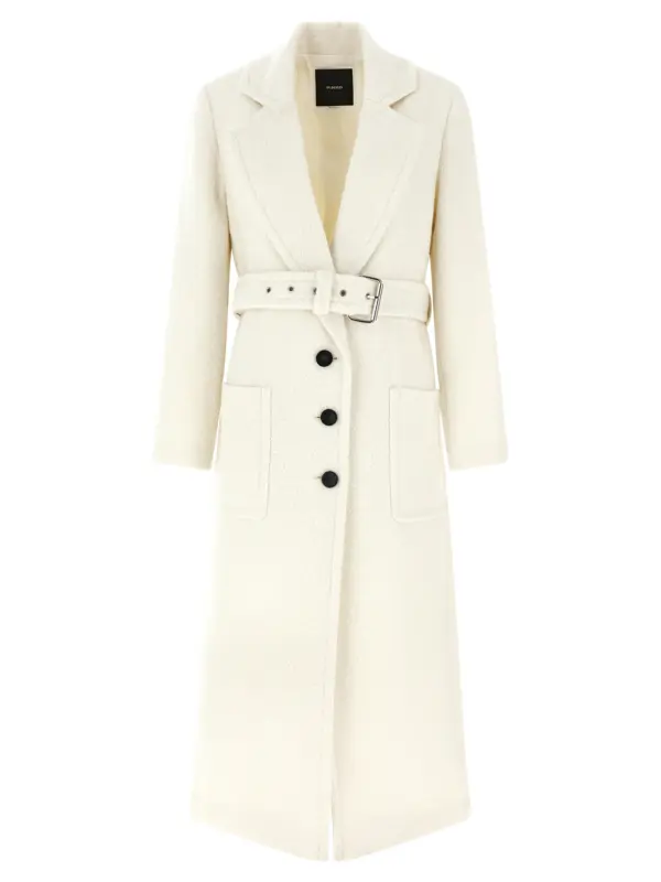 'Cerfoglio' coat PINKO White
