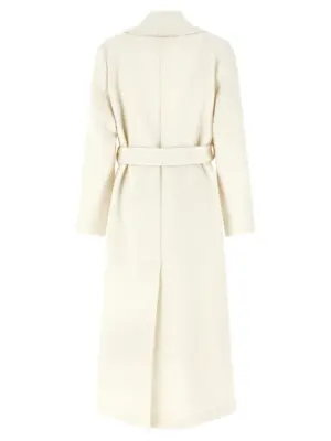 'Cerfoglio' coat 105695A2UBC14 PINKO White