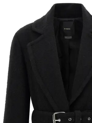 'Cerfoglio' coat Woman PINKO Black