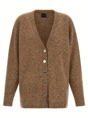'Marche' cardigan PINKO Beige
