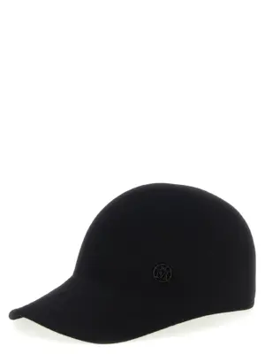 'Tiger' hat 1068016001BLACK MAISON MICHEL Black