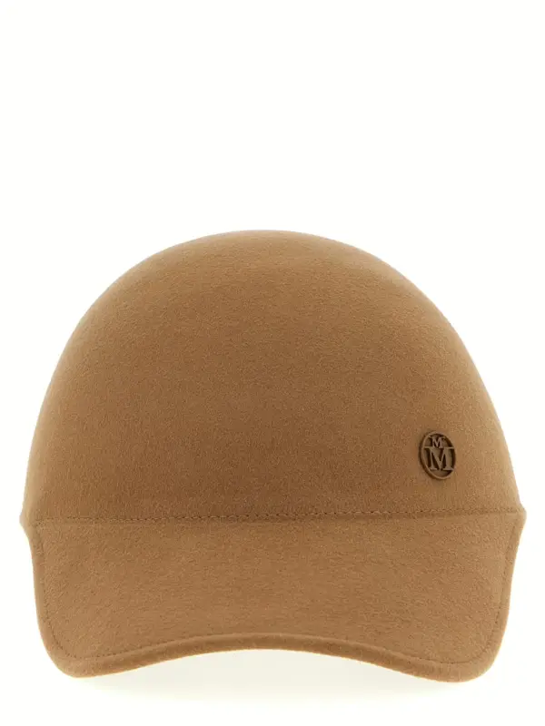'Tiger' cap MAISON MICHEL Beige