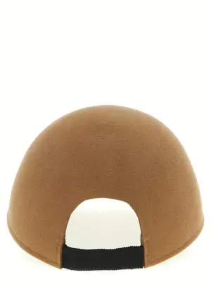 'Tiger' cap Woman MAISON MICHEL Beige