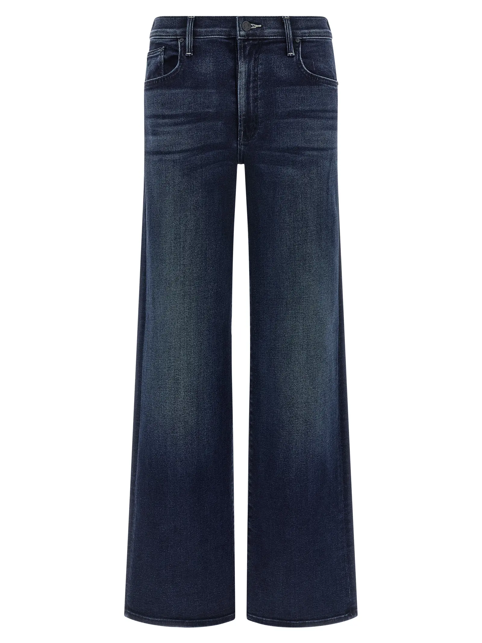 Джинси Mother The Mid Rise Maven Sneak Сині 1 'The Mid Rise Maven Sneak' jeans MOTHER Blue