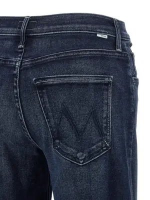 'The Mid Rise Maven Sneak' jeans 95% cotton 3% polyester 2% polyurethane MOTHER Blue