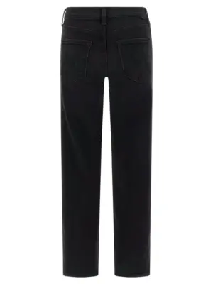 'The Mid Rise Rambler Zip Flood' jeans 108071611SPF MOTHER Black