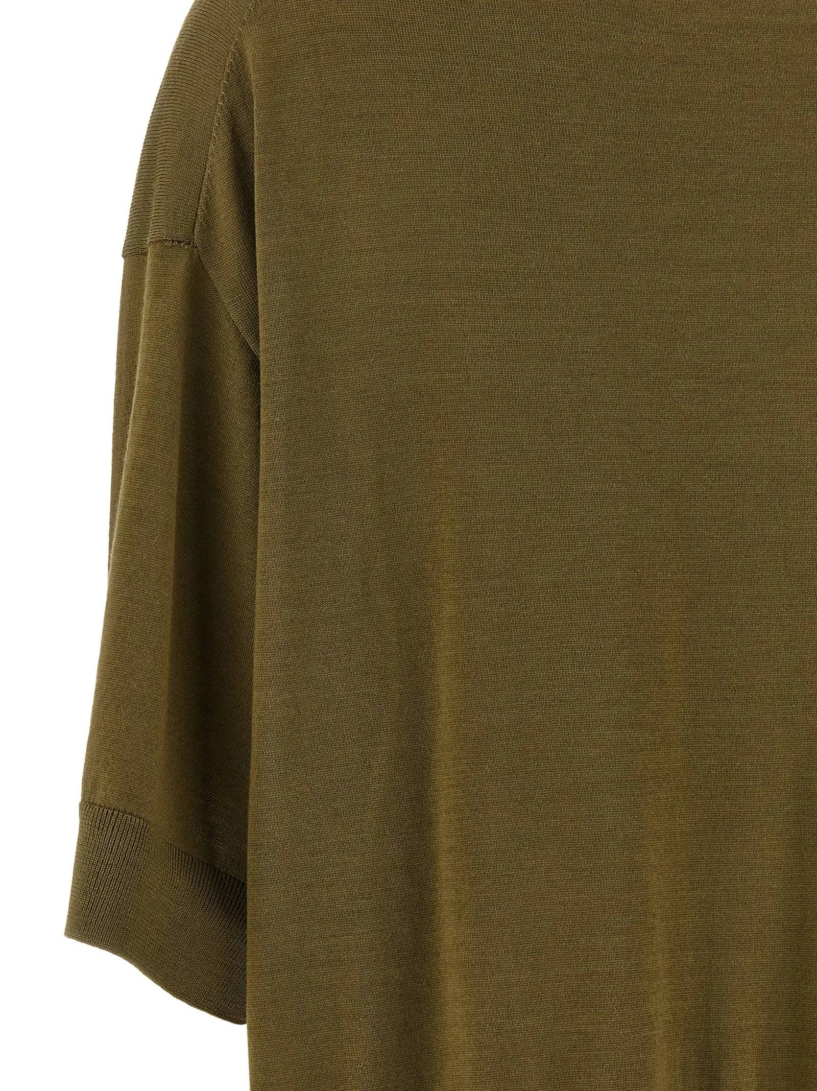 Светр з вовни укорочений Nude Зелений 4 Cropped wool sweater 100% wool NUDE Green