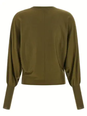 Wool sweater 1101W2551037 NUDE Green