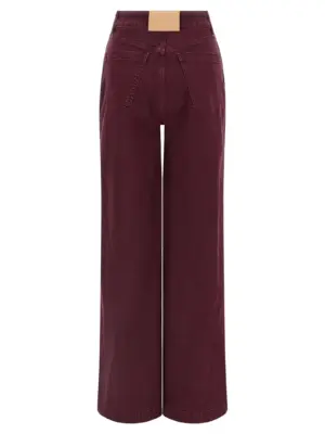 Wide leg jeans 1103W2561811 NUDE Bordeaux