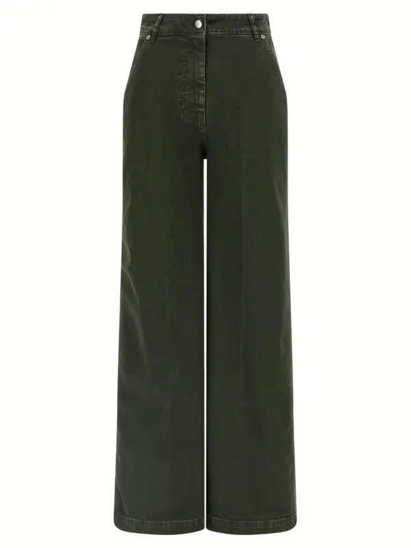 Wide leg jeans NUDE Black