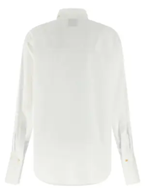 Lavallière collar shirt 1103W2567501 NUDE White