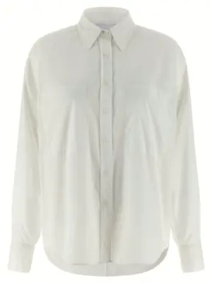 Bat sleeve shirt NUDE White