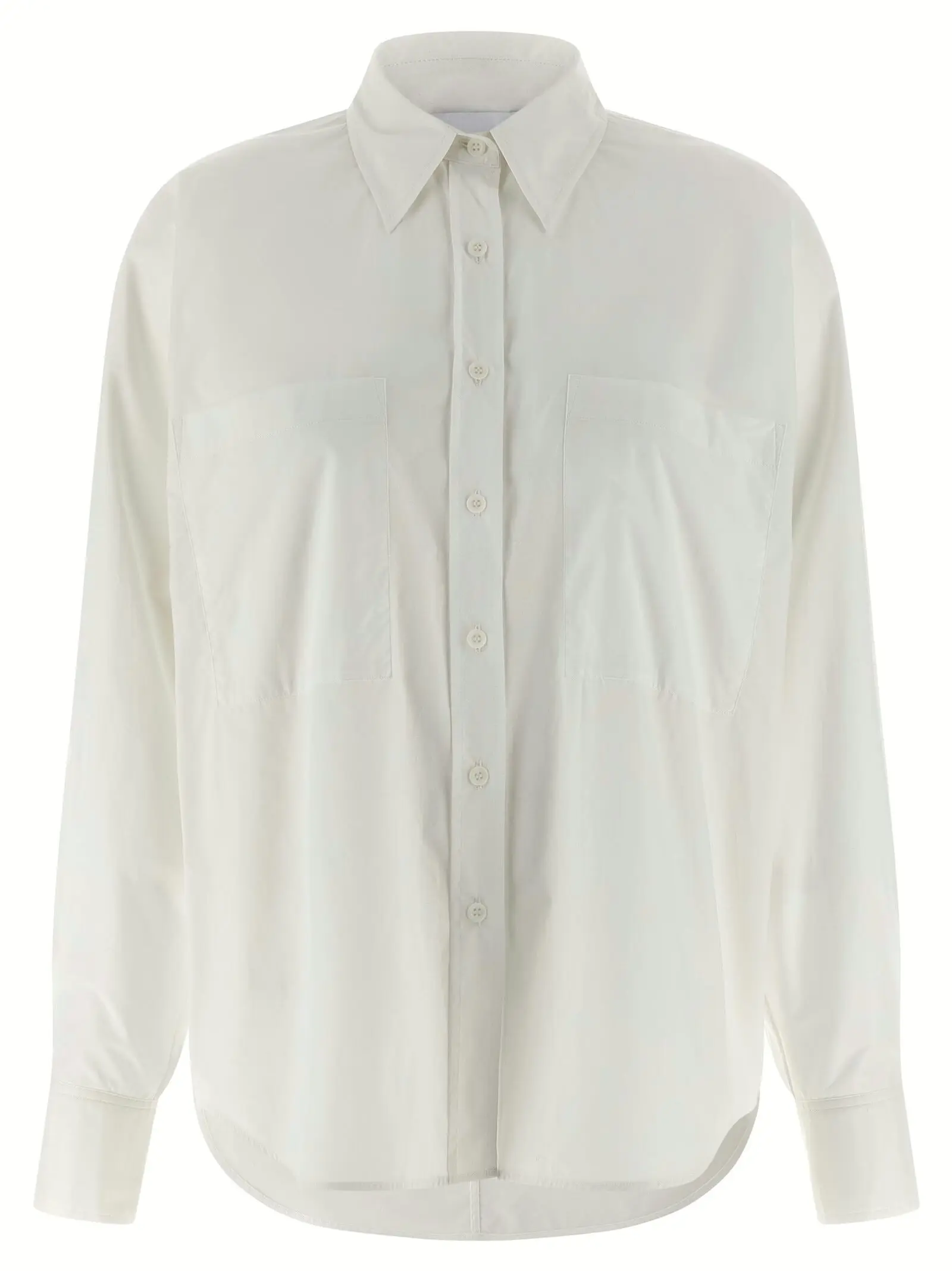 Сорочка з рукавами летюча миша Nude Біла 1 Bat sleeve shirt NUDE White