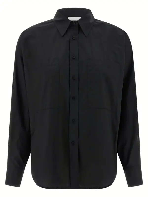 Bat sleeve shirt NUDE Black