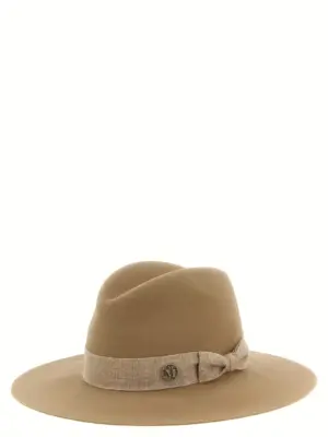'Zango' hat 1114050002BEIGEONYX MAISON MICHEL Beige