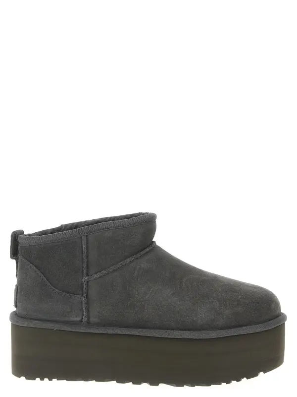 'Classic Ultra Mini Platform' ankle boots UGG Gray