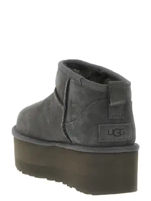 'Classic Ultra Mini Platform' ankle boots Woman UGG Gray