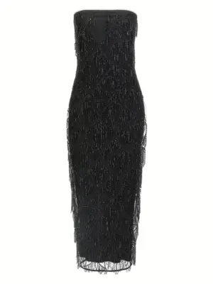 'Sequins Midi Tube' dress ROTATE BIRGER CHRISTENSEN Black