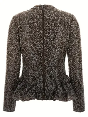 Sequin top 11465030733073 ROTATE BIRGER CHRISTENSEN Beige