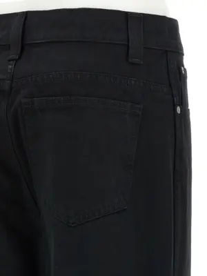 'Bonnie' jeans 100% cotton KHAITE Black