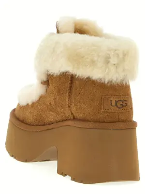 'Esmee Lace Up' ankle boots Woman UGG Brown