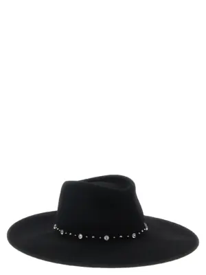 'Roy' hat 1184008001BLACK MAISON MICHEL Black