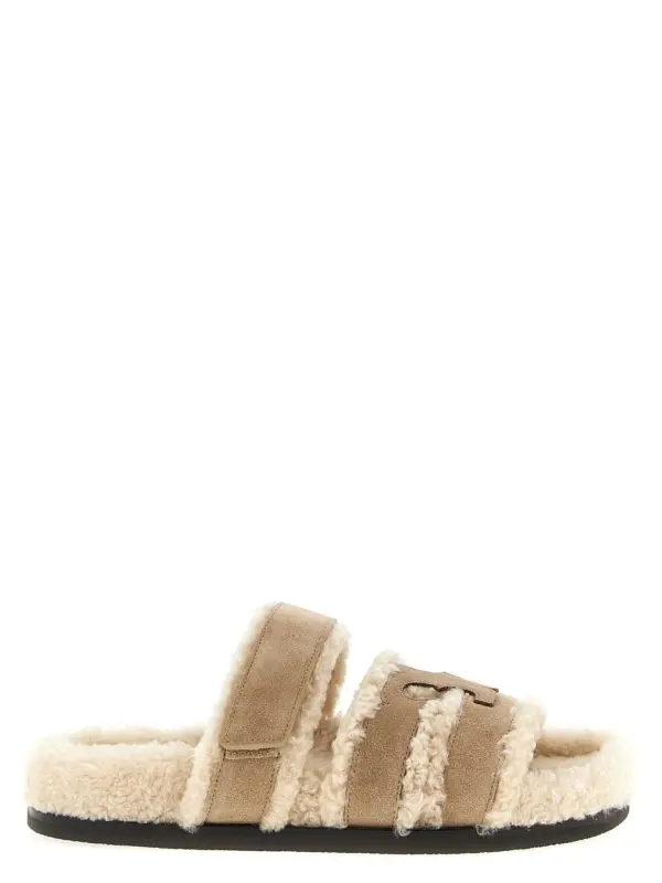 'Ines' slides TORY BURCH Beige