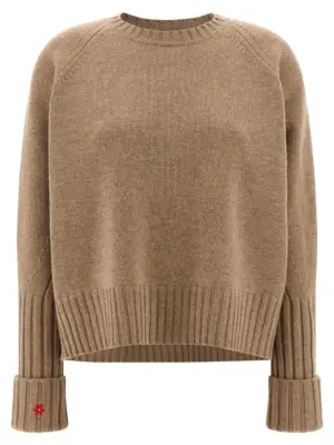 Wool sweater TORY BURCH Beige